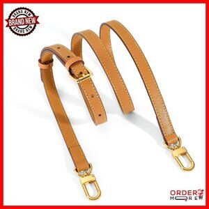 Adjustable Leather Shoulder Strap Replacement for Handbags, 43-52 Inches